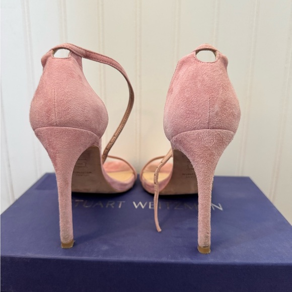 Stuart Weitzman Pink Heels Elegant Stiletto Design - Picture 4 of 7